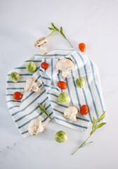 vegetables on a plate