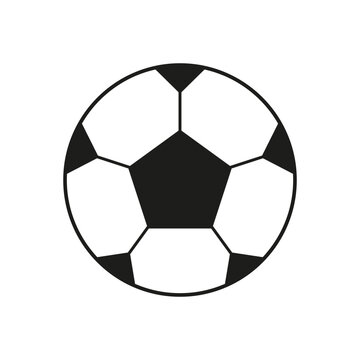 Soccer ball icon. Football ball icon Vector illustration. EPS 10.