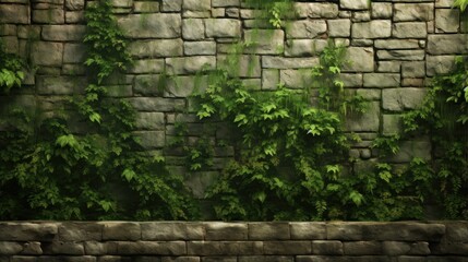 Design template for garden wall