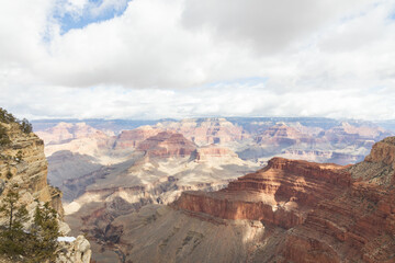 View from the South Rim at Grand Canyon National Park, Arizona, USA