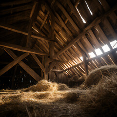 old abandoned barn
