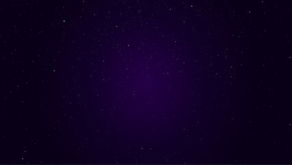 Night starry sky, dark purple space background with stars. Purple astrology horizontal, Star universe background, Milky way galaxy, Vector Illustration.