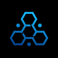 biotechnology vector logo, clean, premium
