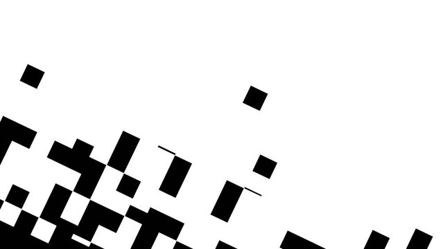 Abstract black squares background.
Loopable animation.

