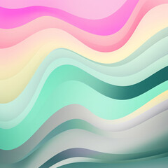 Abstract background with multicolored wavy lines. Vector illustration., Dynamic Effect Abstract Background