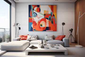 Modern Livingroom - colorful