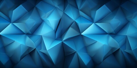 Blue Fur Creative Abstract Geometric Wallpaper. Display graphic. Computer Screen Digiral Art. Abstract Bright Surface Geometrical Horizontal Background. Ai Generated Vibrant Texture Pattern.