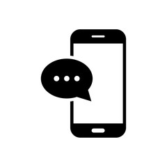 Smartphone text message icon