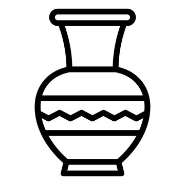 recommend clip art: Vase Pottery outline icon