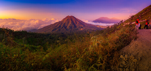 Fototapeta premium Kawah Ijen Indonesia