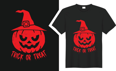 trick or.. Halloween T-shirt design.