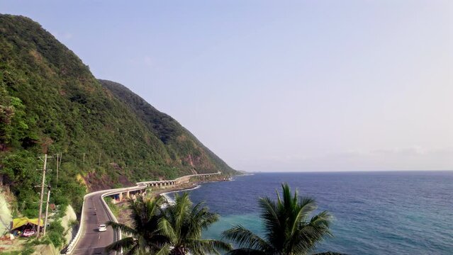 Aerial Perspective Of Patapat Bridge