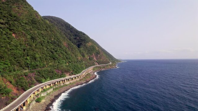 Patapat Bridge Located In A Coastal Region