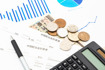 配当金とグラフ