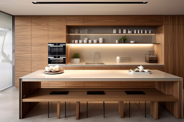 Modern Woodn Kitchen