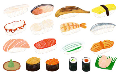 寿司イラストセット