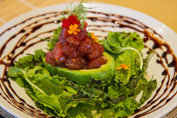 Avocado Salad with Tuna
