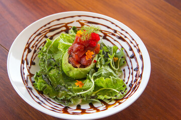 Avocado Salad with Tuna