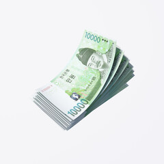 한국의 통화 다양한 종류의 종이화폐, 한국돈