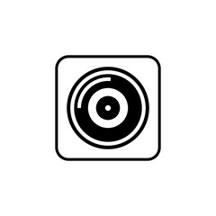 camera digital icon design template