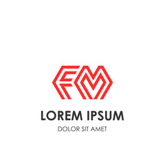 fm logo hexagon
