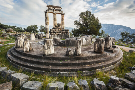 Sanctuary Of Athena; Delphi, Greece