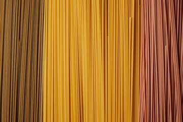 Obraz premium Sheaf raw Spaghetti