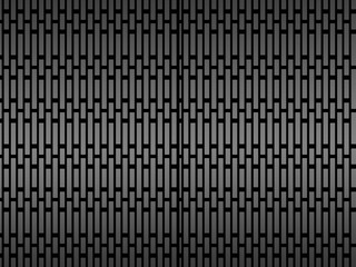 Black metal texture steel background. Perforated metal sheet.