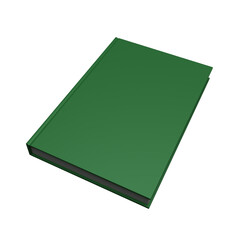 green book 3d rendering for mock up, 3d rendering png file