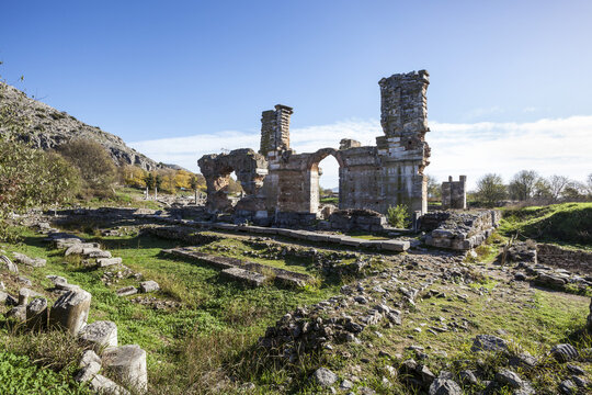Basilica B Ruins; Philippi, Greece