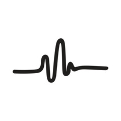 Sound wave template logo