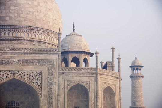Taj Mahal Domes; Agra, Uttar Pradesh, India