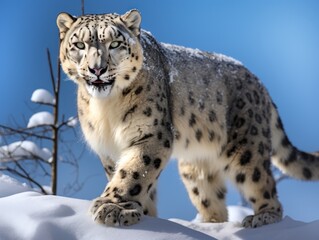 Obraz premium portrait of a leopard