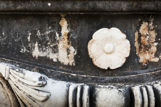 Decoration On A Column At The Temple Of Artemis; Sardis, Turkey