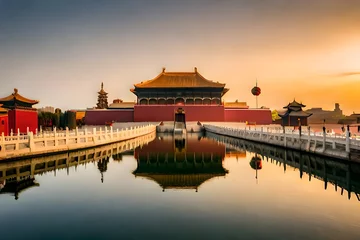 Zelfklevend Fotobehang forbidden city © faxi art