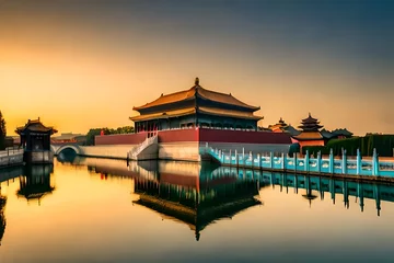 Zelfklevend Fotobehang forbidden city © faxi art