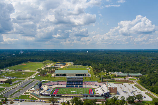 Aerial View Of The University Of South Alabama Football Stadium 