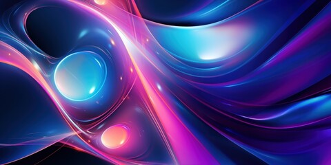 Abstract mother of pearl wave composition for your design. AI generation 