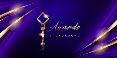 Blue Background. New year poster with festive and celebratory design. Event stage backdrop with stunning and eye-catching visuals. Show led motion visuals for any event or occasion. 