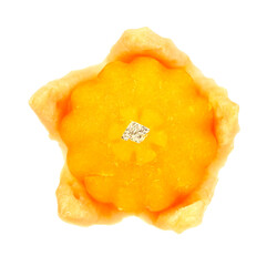gold egg yolks drops, sergeant pastry crown , Thai dessert