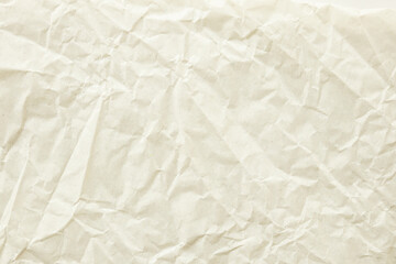 Abstract old white crumpled and creased recycle paper texture background