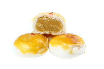 Chinese cake isolate on white