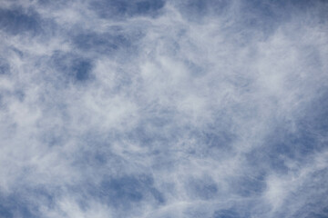 Thin clouds in the morning sky