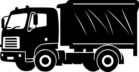 Rubbish Truck Flat Icon