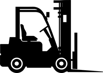 Forklifter Loader Flat Icon