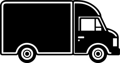 Delivery Truck Flat Icon