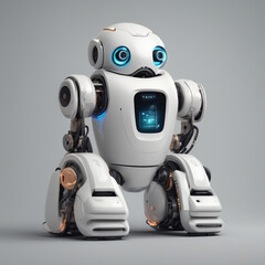 robot, 3d, android, technology, character, cartoon, cyborg, computer, toy, robotic, future, cute, illustration, machine, business, futuristic, vector, concept, symbol, render, science, cyber, sign, dr