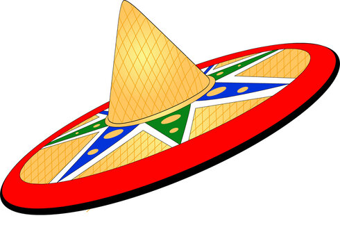 illustration of traditional hat of assam called Japi or Jaapi Bihu is the main festival of Assamese New Year Bihu of Assam India