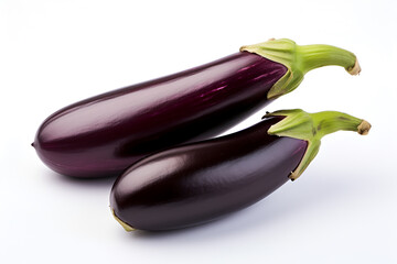 Eggplant isolated on white background