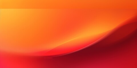 Abstract orange and red gradient. Mesh blurred background , Generative AI - obrazy, fototapety, plakaty